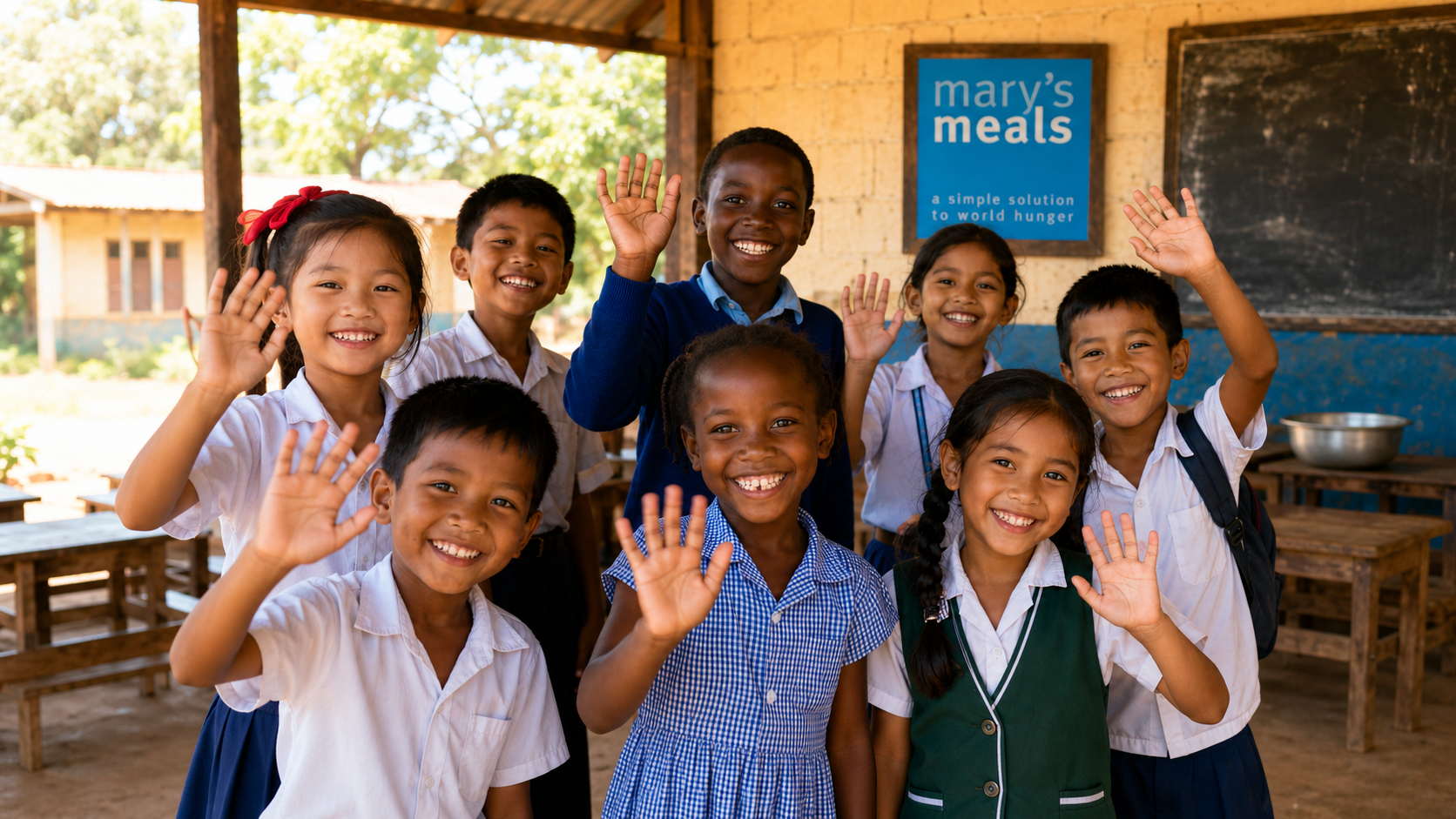 Kinder bei Mary's Meals